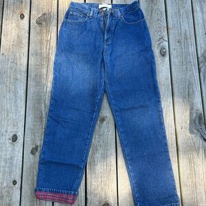 L.L. Bean Blue Straight Leg Jeans with Classic Style